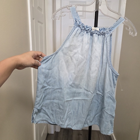 Anthropologie Cloth & Stone Halter 100% Lyocell Top - Picture 3 of 7